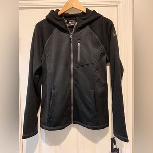 Spyder Full Zip Up Jacket Black NWT Large